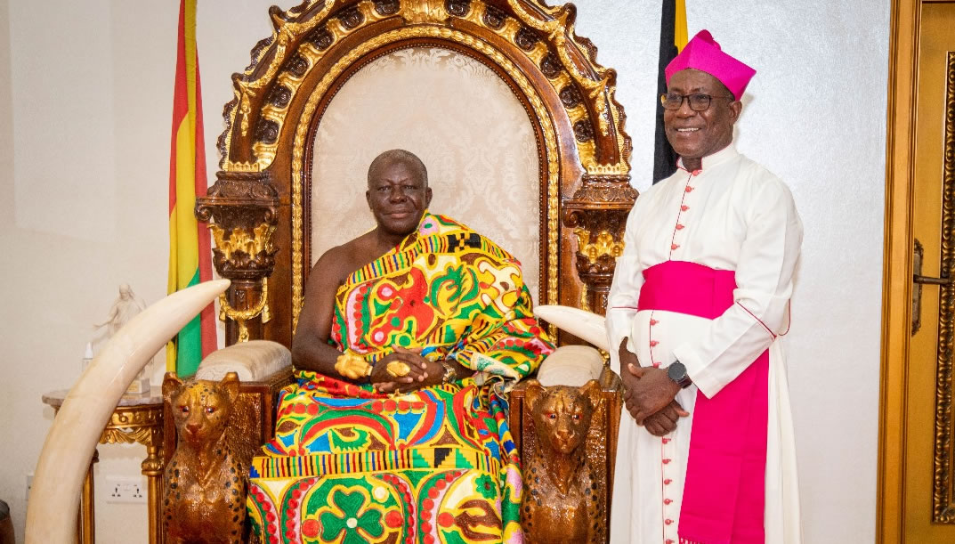 Otumfuo Endorses Bishop-elect of Konongo-Mampong Catholic Diocese 